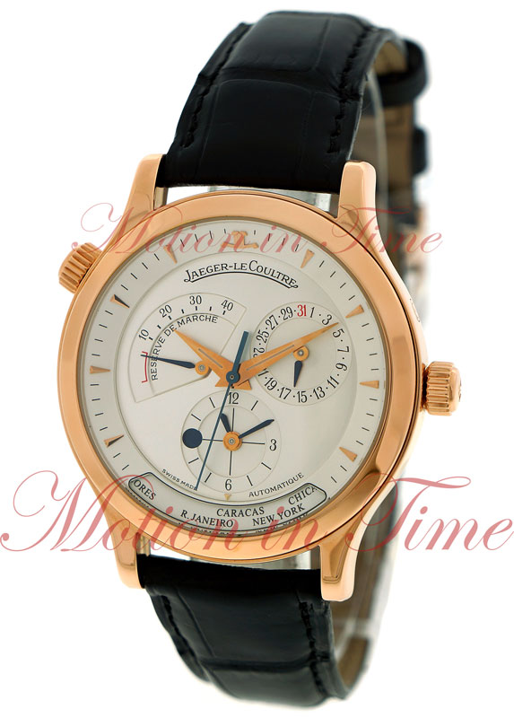 Jaeger LeCoultre Master World Geographic 38mm Silver Dial Rose